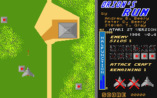 Orion's Run atari screenshot